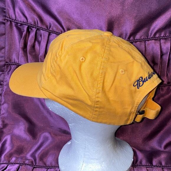 Vintage Budweiser Embroidered B Official Anheuser-Busch 100% Cotton Adjustable - Picture 5 of 13